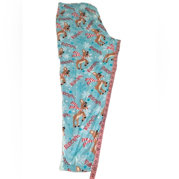 Rudolph The Red-Nosed Reindeer Print Lounge Pajama Pants PJ Women’s Size 2X - Picture 4 of 5